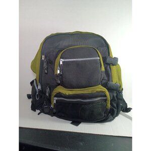 Vintage Black Green World Industries Skateboarding Backpack EUC